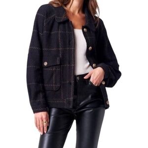 SALTWATER LUXE WINDOWPANE JACKET